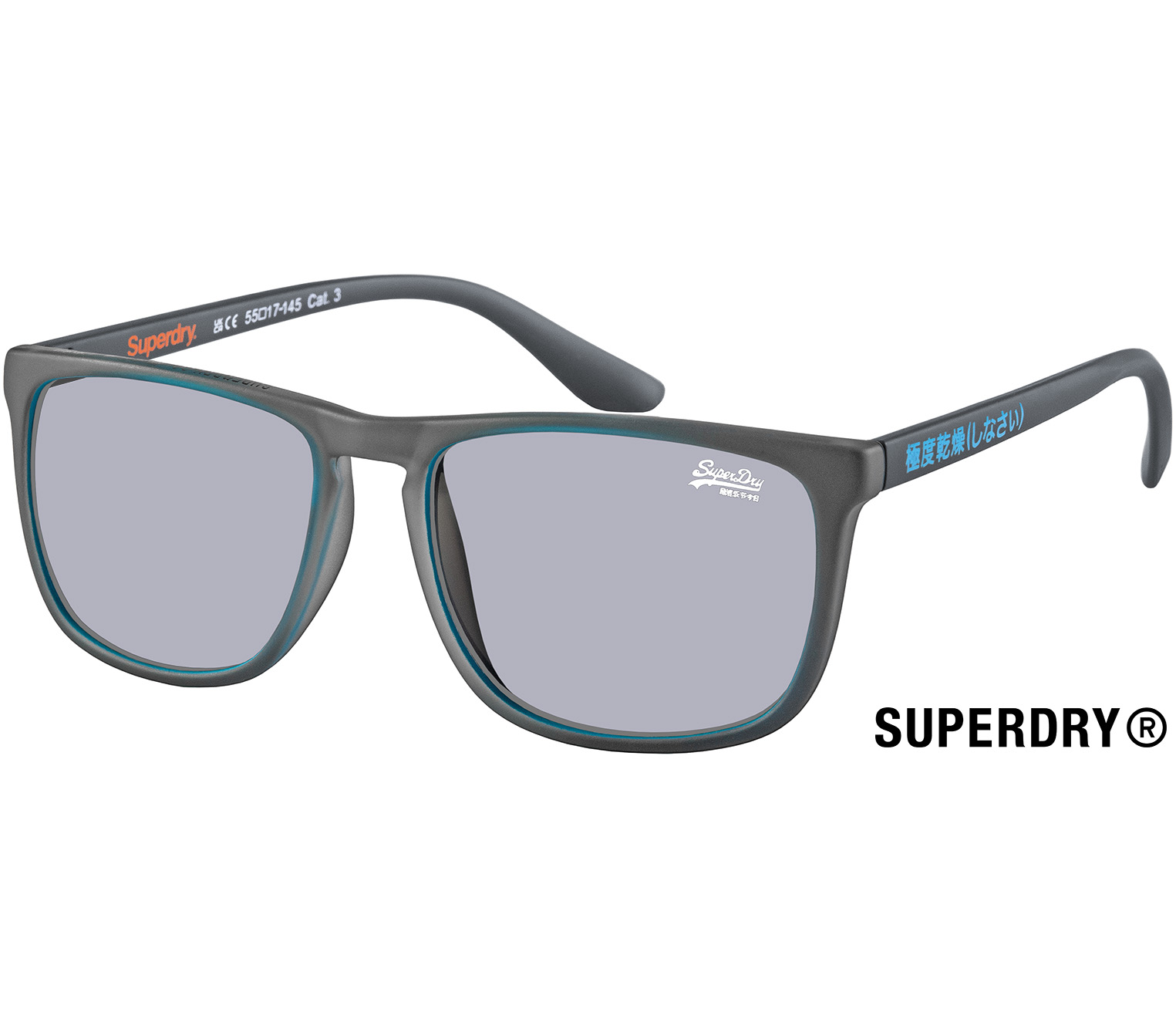 Main Image (Angle) - Stockholm (Grey) Classic Sunglasses