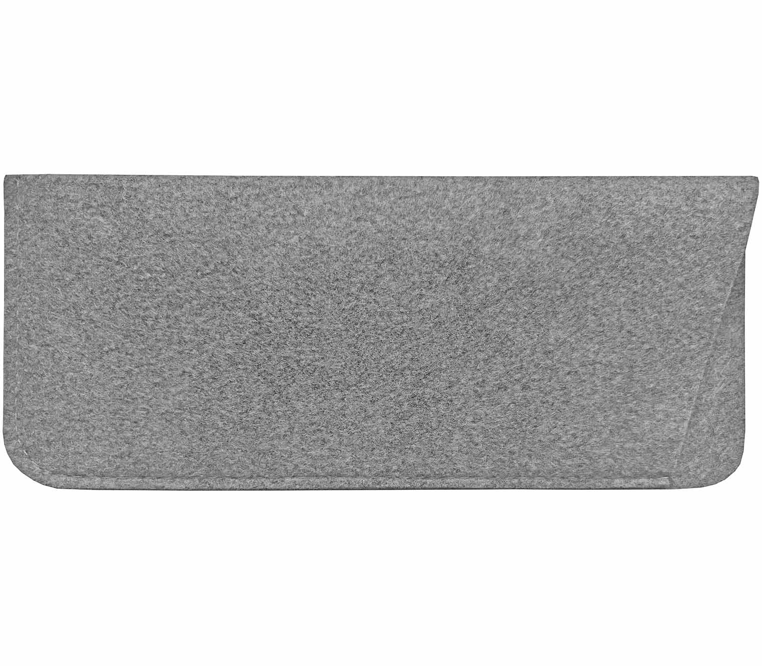 Puffin (Large) grey glasses pouch in a soft felt material.