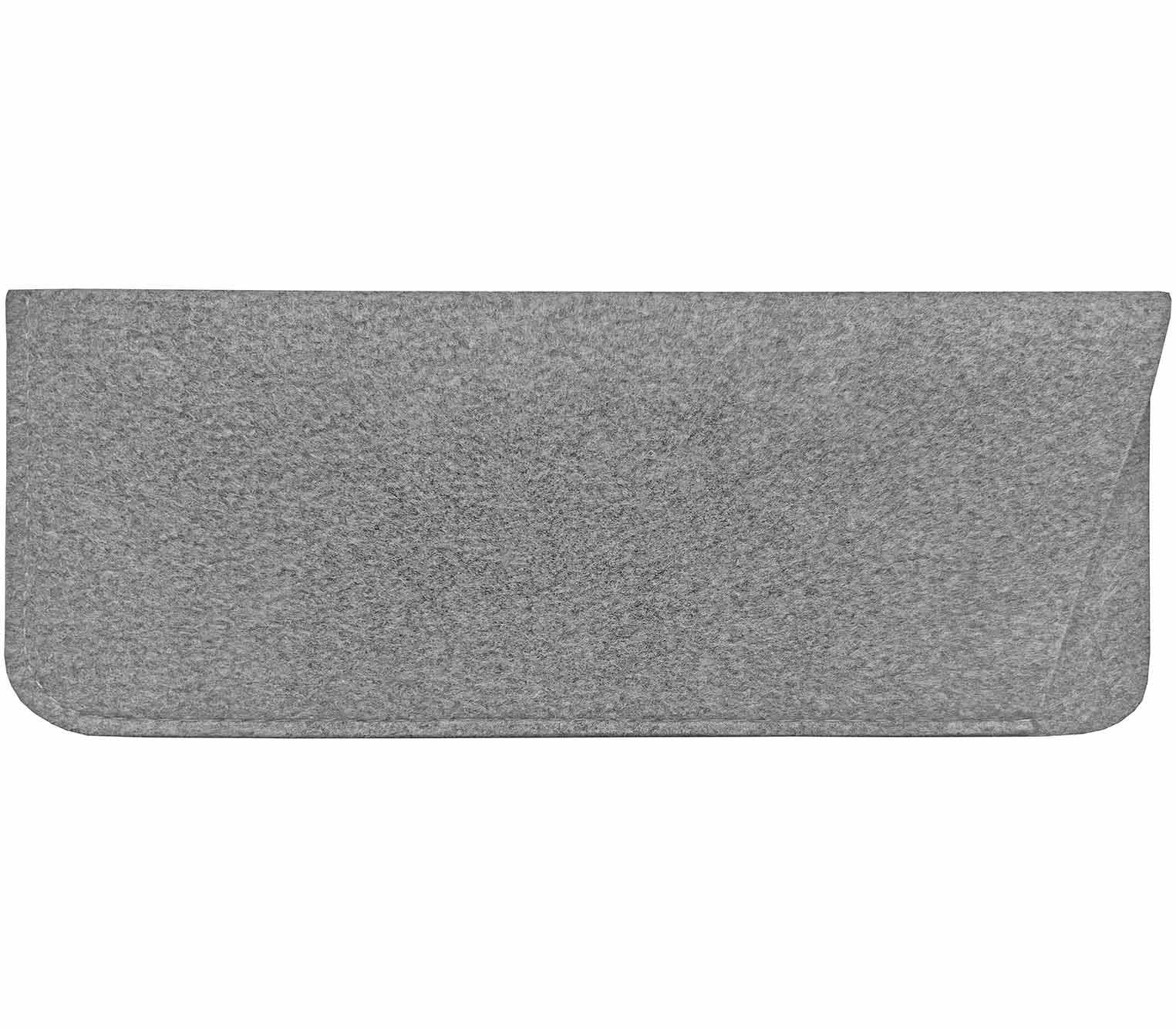 Puffin (Small) grey glasses pouch in a soft felt material.