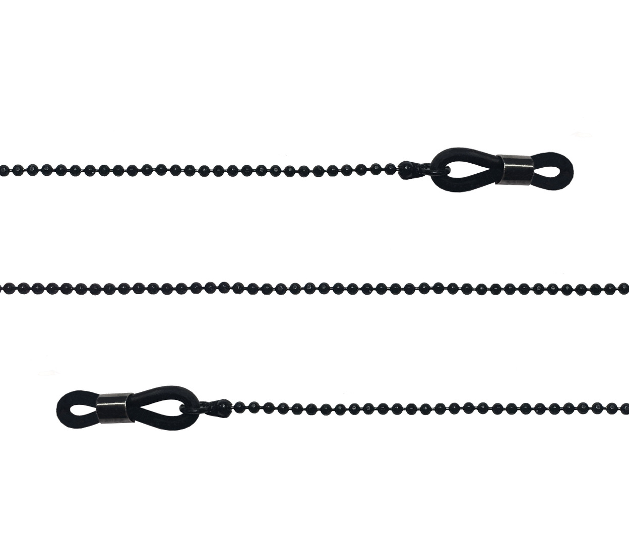 Main Image (Angle) - Link (Black) Glasses Chains Accessories
