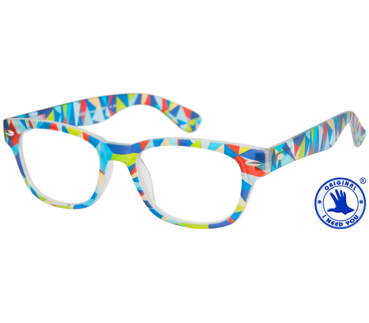 Woody (Multi-coloured) Retro Reading Glasses