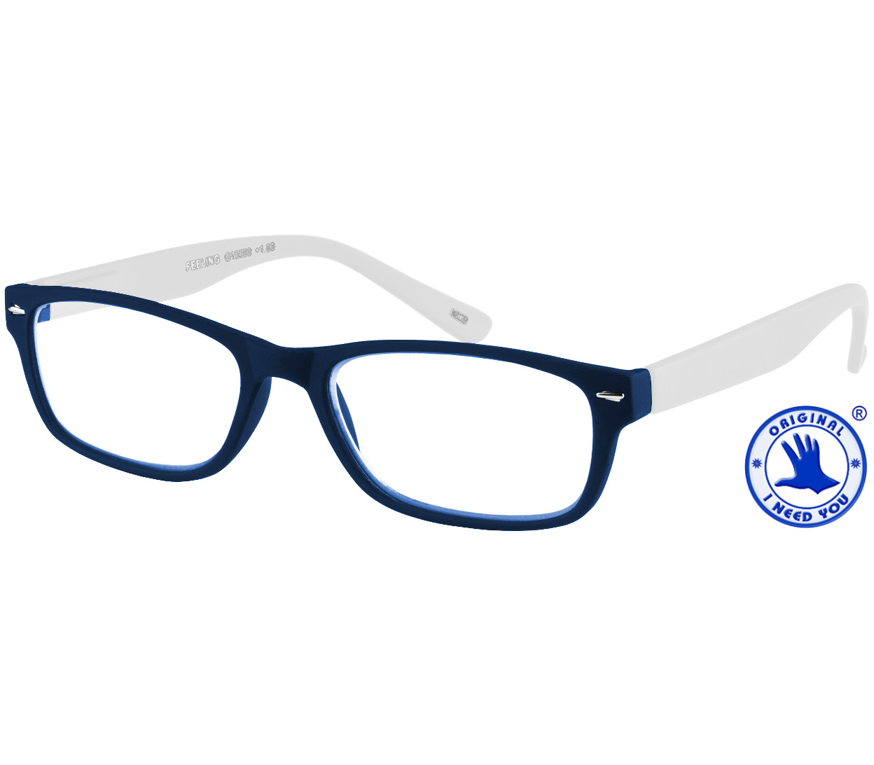 Main Image (Angle) - Feeling (White) Classic Reading Glasses