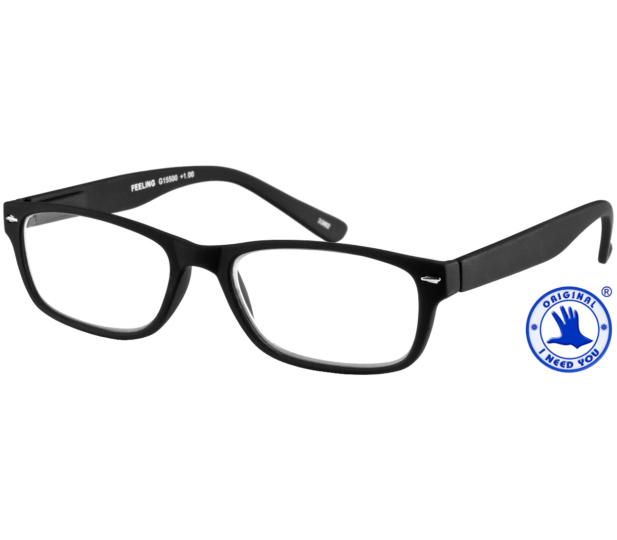 Feeling (Black) Classic Reading Glasses