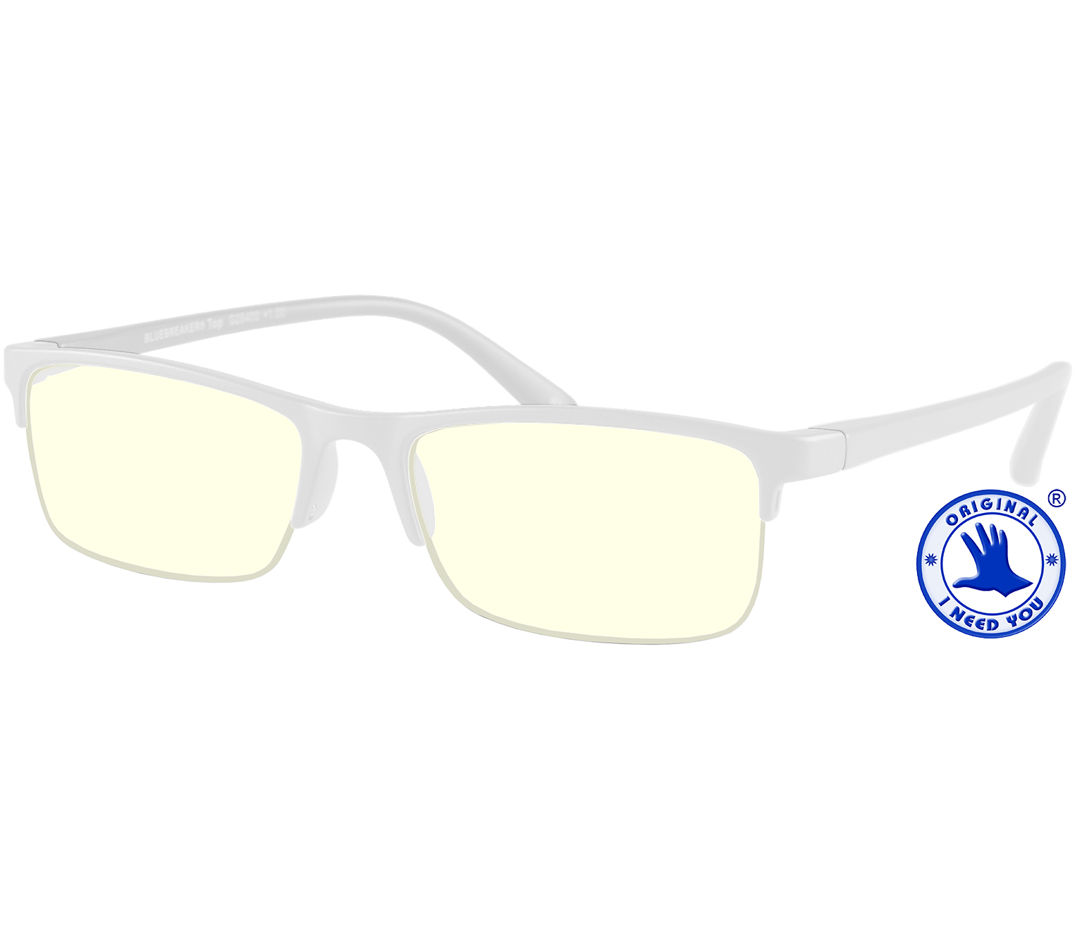Main Image (Angle) - Sonar (Clear) Blue Light Glasses Reading Glasses