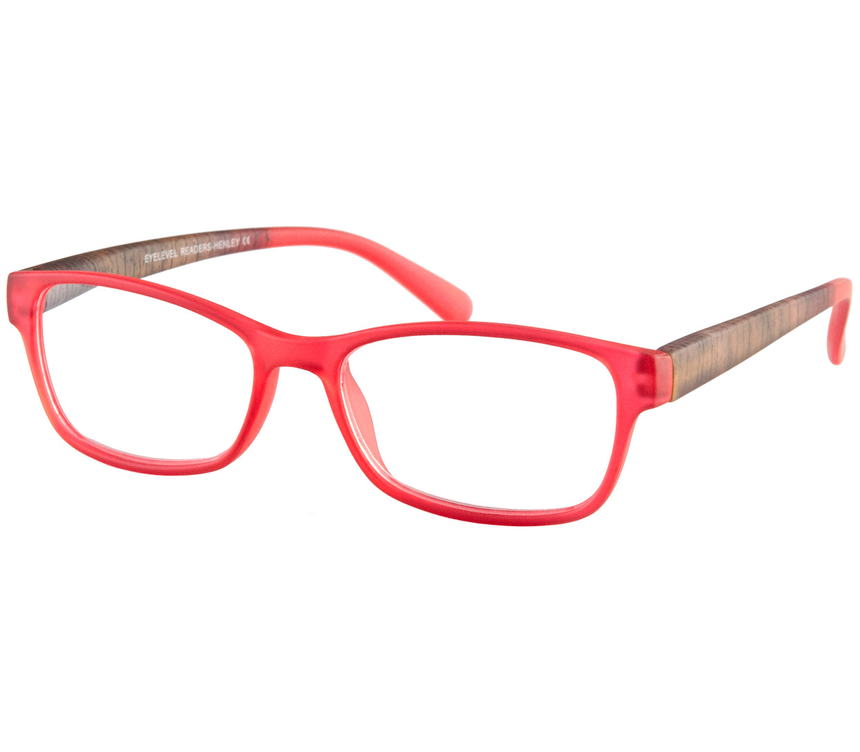 Main Image (Angle) - Henley (Red) Classic Reading Glasses
