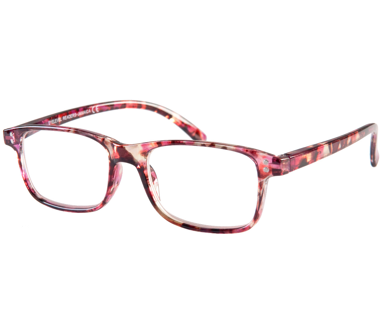Main Image (Angle) - Jamaica (Pink) Fashion Reading Glasses