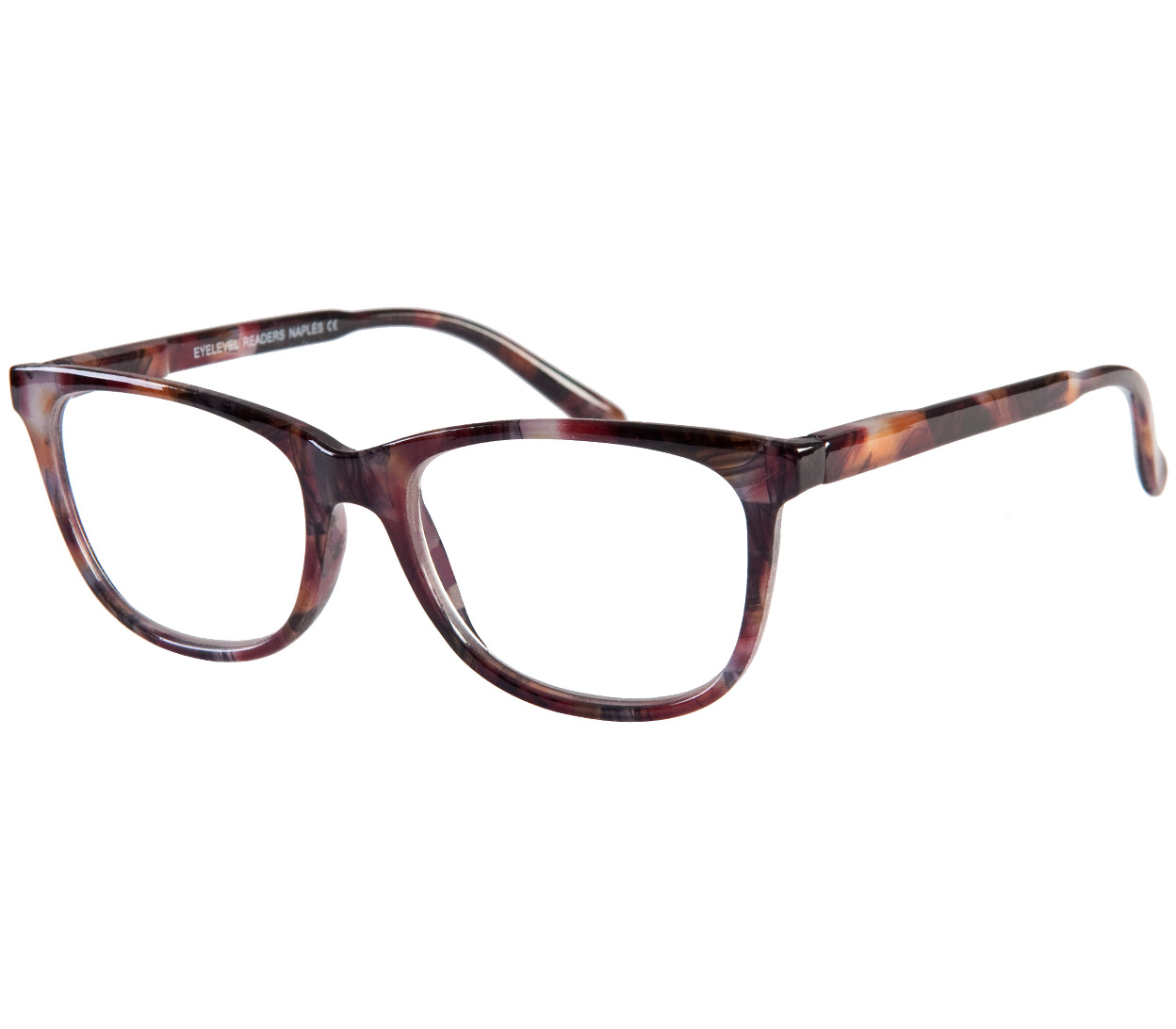 Main Image (Angle) - Zara (Brown) Fashion Reading Glasses