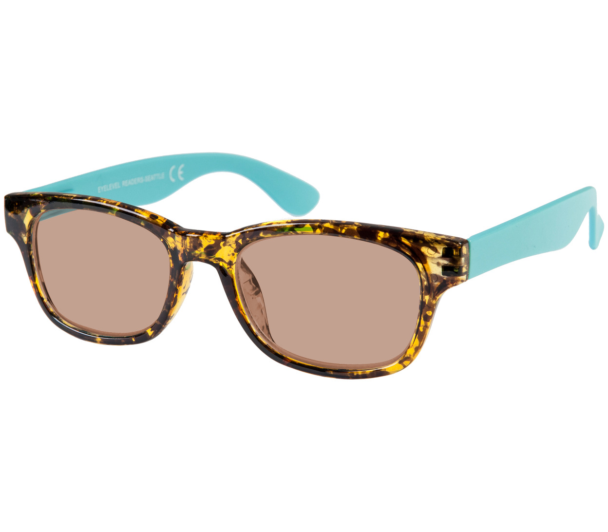 Main Image (Angle) - Ohio (Tortoiseshell) Wayfarer Sun Readers
